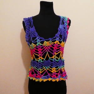 horgolt felső  - Meska.hu