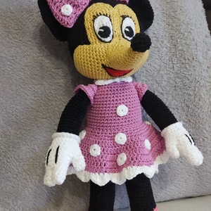 horgolt Minnie egér  - játék & sport - Meska.hu