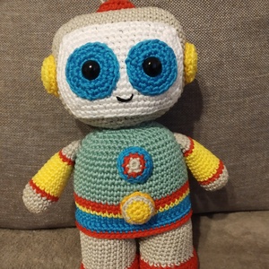 Horgolt robot  - Meska.hu