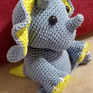 Triceratops - játék & sport - plüssállat & játékfigura - plüss dínók - Meska.hu