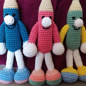 Horgolt ceruza  - játék & sport - plüssállat & játékfigura - más figura - Meska.hu