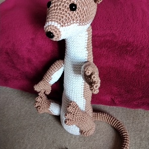 Hermelin , Játék & Sport, Plüssállat & Játékfigura, Más figura, Horgolás, MESKA