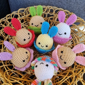 Tojásnyuszi - játék & sport - plüssállat & játékfigura - nyuszi - Meska.hu