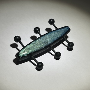 Elytra Noire kitűző - a bogár esszenciája - ékszer - kitűző és bross - Meska.hu
