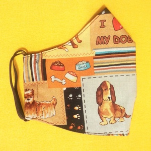 KUTYÁS arcmaszk 3. - női - női - Meska.hu