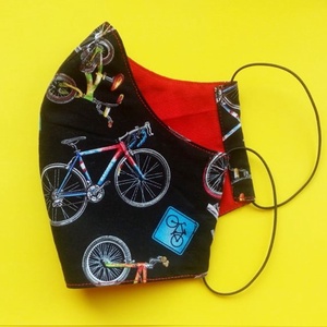 BICAJOK - FÉRFI méretű - minőségi pamut maszk - ruha & divat - maszk, arcmaszk - Meska.hu