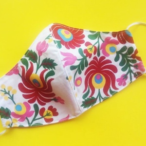 2 db MATYÓ mintás NŐI (kisebb) méretű pamut maszk -  - Meska.hu