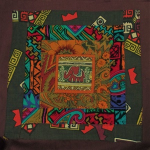 ELEFÁNTOS patchwork bevásárló szatyor erős vászonból - táska & tok - bevásárlás & shopper táska - Meska.hu