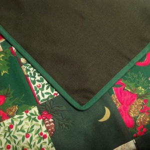 PATCHWORK KARÁCSONYI terítő 100% pamut - otthon & életmód - konyhafelszerelés, tálalás - tálalás - terítő - Meska.hu