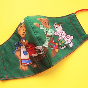 MACIS karácsonyi maszk - S méretű 100% pamut - ruha & divat - maszk, arcmaszk - gyerek - Meska.hu