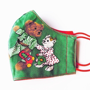 MACIS karácsonyi maszk - S méretű 100% pamut - ruha & divat - maszk, arcmaszk - gyerek - Meska.hu