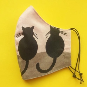 Cicás arcmaszk pamutból - női méret - ruha & divat - maszk, arcmaszk - Meska.hu
