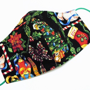 Karácsonyi, minőségi pamut maszk - M méret, Ruha & Divat, Maszk, Arcmaszk, Női, Varrás, MESKA