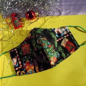 3 db karácsonyi, családi - minőségi pamut maszk - M, S, XS  méretben, kedvezménnyel - női - női - Meska.hu