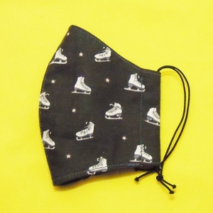 KORCSOLYÁS arcmaszk - kis méret - minőségi pamutból, Maszk, Arcmaszk, Gyerek, Varrás, MESKA