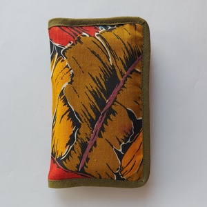 Barna levelek - zsepitartó - táska & tok - pénztárca & más tok - zsebkendőtartó tok - Meska.hu