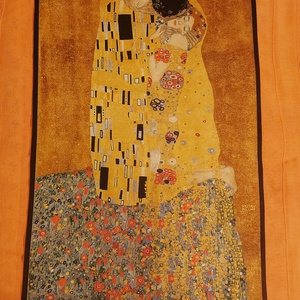Klimt: A csók - otthon & életmód - lakástextil - falvédő - Meska.hu