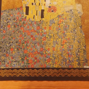 Klimt: A csók - otthon & életmód - lakástextil - falvédő - Meska.hu