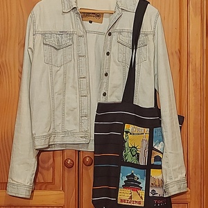 Bevásárló szatyor - városképekkel - Meska.hu