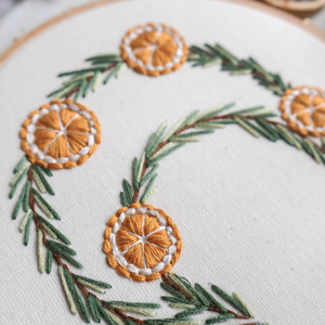 Yule holdkoszorú digitális hímzésminta PDF kezdőknek - diy (csináld magad) - szabásminta, útmutató - hímzés minta - Meska.hu