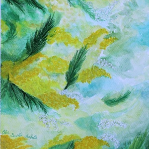 Tavasz, Művészet, Festmény, Akvarell, Festészet, MESKA