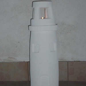 Nagy világítótorony - egyedileg kézzel faragott kültéri szobor (60cm magas)  -  - Meska.hu