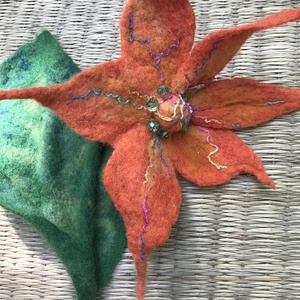 Ballagásra nemez virág - Meska.hu