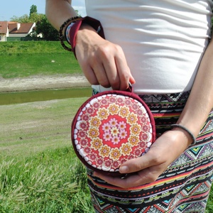Mandala kistáska - táska & tok - pénztárca & más tok - aprópénztartó - Meska.hu