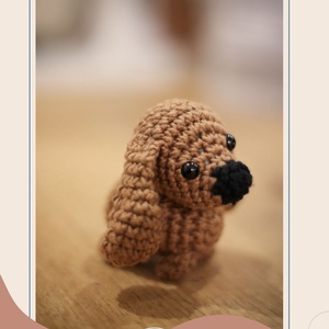 Horgolás minta Mini Tacsi, Művészet, Grafika & Illusztráció, Digitális, Horgolás, MESKA