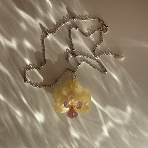 Orchidea nyaklánc -  - Meska.hu