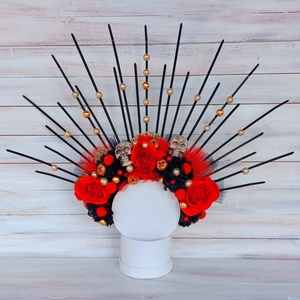 Halloween Fejdísz - Tiara- - otthon & életmód - dekoráció - halloween - halloweeni jelmez és kiegészítők - Meska.hu