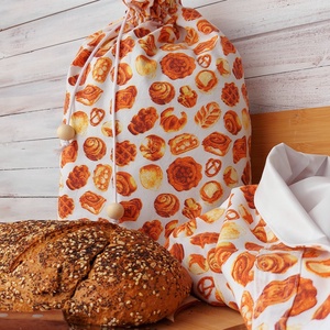 Frissen tartó Kenyeres Zsák -Peksüti mintás - táska & tok - bevásárlás & shopper táska - kenyeres zsák - Meska.hu