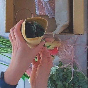 DIY csináld magad- Tulipános kopogtató - diy (csináld magad) - egységcsomag - Meska.hu