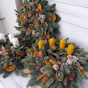 Adventi koszorú Szett - Meska.hu