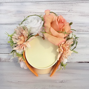 Virágos fejdísz bohém stílusban � natúr erdei hajdísz esküvőre és fotózásra - Meska.hu