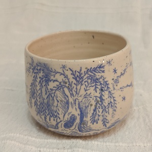 Öreg hölgy-kerámia bögre - Meska.hu