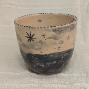 Óriás csillag-kerámia bögre, Otthon & Életmód, Konyhafelszerelés, tálalás, Tálalás, Bögre & Csésze, Agyagozás, MESKA