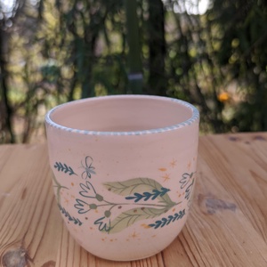 Kék Hóvirág bögre - Meska.hu