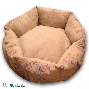 Cicaágy, kutyaágy gépben mosható - virágos rét -  - Meska.hu