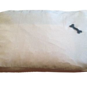 Lenvászon anyagból készült kutyaágy levehető huzattal -  - Meska.hu