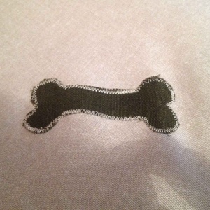 Lenvászon anyagból készült kutyaágy levehető huzattal -  - Meska.hu