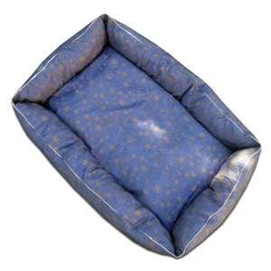 Macskaágy, kutyafekhely csillagmintás farmer anyagból -  - Meska.hu