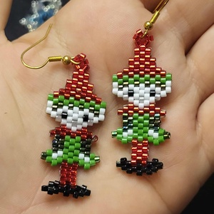 Karácsonyi manócskás fülbevaló - ékszer - fülbevaló - lógó fülbevaló - Meska.hu Karácsonyi manócskás fülbevaló - ékszer - fülbevaló - lógó fülbevaló - Meska.hu