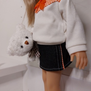 Paola Reina masnis pulcsi-farmer szett, Játék & Sport, Baba & babaház, Játékbaba, babakellék, Varrás, MESKA