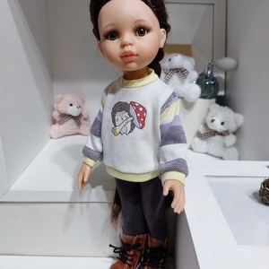 Paola Reina sünis hosszú ujjú pulcsis szett, Játék & Sport, Baba & babaház, Babaruha, babakellék, Varrás, MESKA