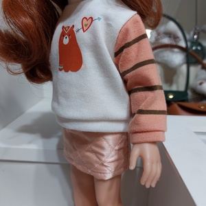 Paola Reina macis csíkos ujjú pulcsis szett - játék & sport - baba & babaház - babaruha, babakellék - Meska.hu Paola Reina macis csíkos ujjú pulcsis szett - játék & sport - baba & babaház - babaruha, babakellék - Meska.hu