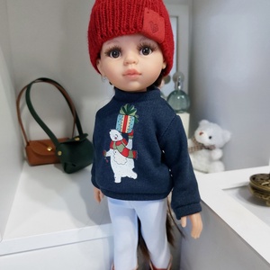 Paola Reina jegesmedvés hosszú ujjú pulcsis szett - játék & sport - baba & babaház - babaruha, babakellék - Meska.hu