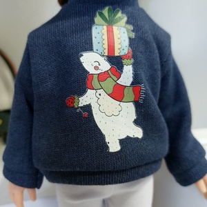 Paola Reina jegesmedvés hosszú ujjú pulcsis szett - játék & sport - baba & babaház - babaruha, babakellék - Meska.hu