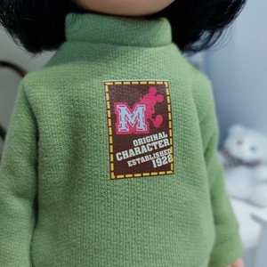 Paola Reina zöld hosszú ujjú pulcsis szett - játék & sport - baba & babaház - babaruha, babakellék - Meska.hu