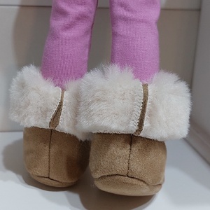 Paola Reina mogyoróbarna szőrmecsizma - játék & sport - baba & babaház - babaruha, babakellék - Meska.hu